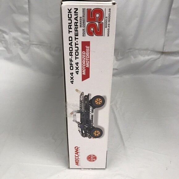 Meccano 6028599 443 Piece Maker System 4x4 Off-Road Truck Kit For Ages 9+ NS137 - Picture 8 of 9